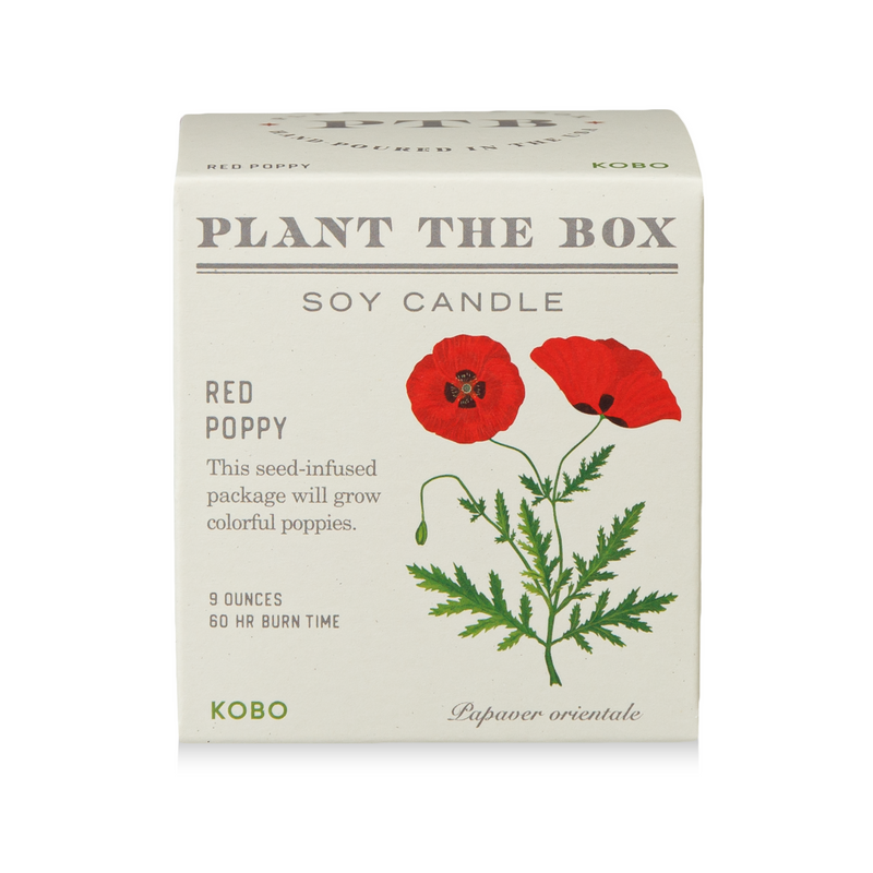 Primary Image of Red Poppy Candle