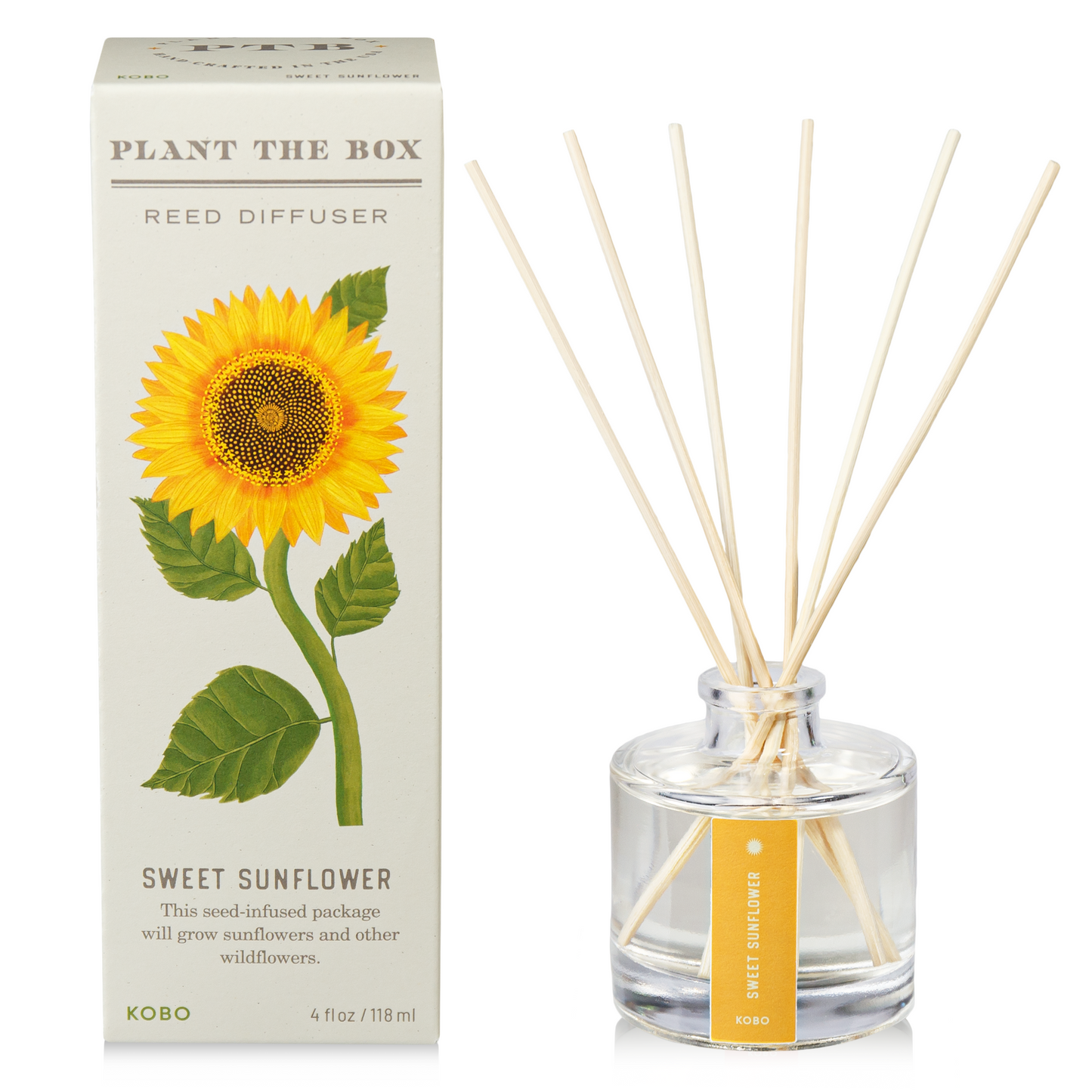 Alternate image of kobo ptb sweet sunflower reed diffuser