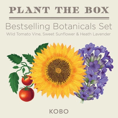 Bestselling Botanicals Plant the Box Candle Gift Set