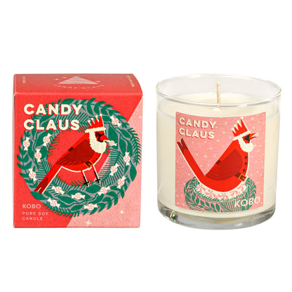 Alternate Image of Candy Claus Holiday Birds 9 oz Candle