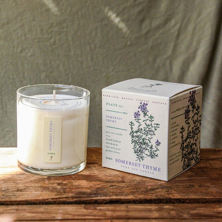Somerset Thyme Plant The Box 9 oz Candle