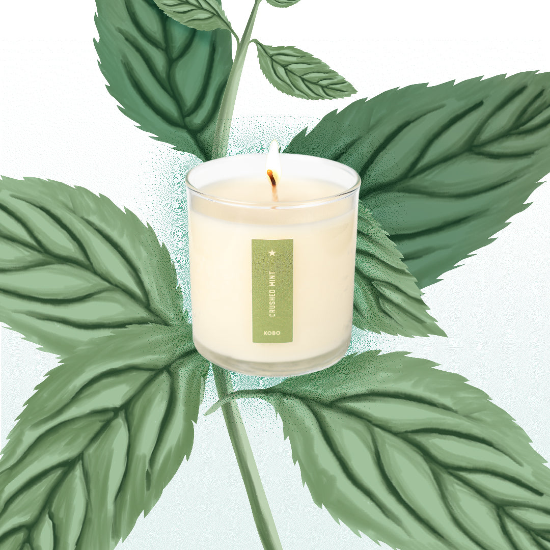 Alternate Image of Crushed Mint Candle