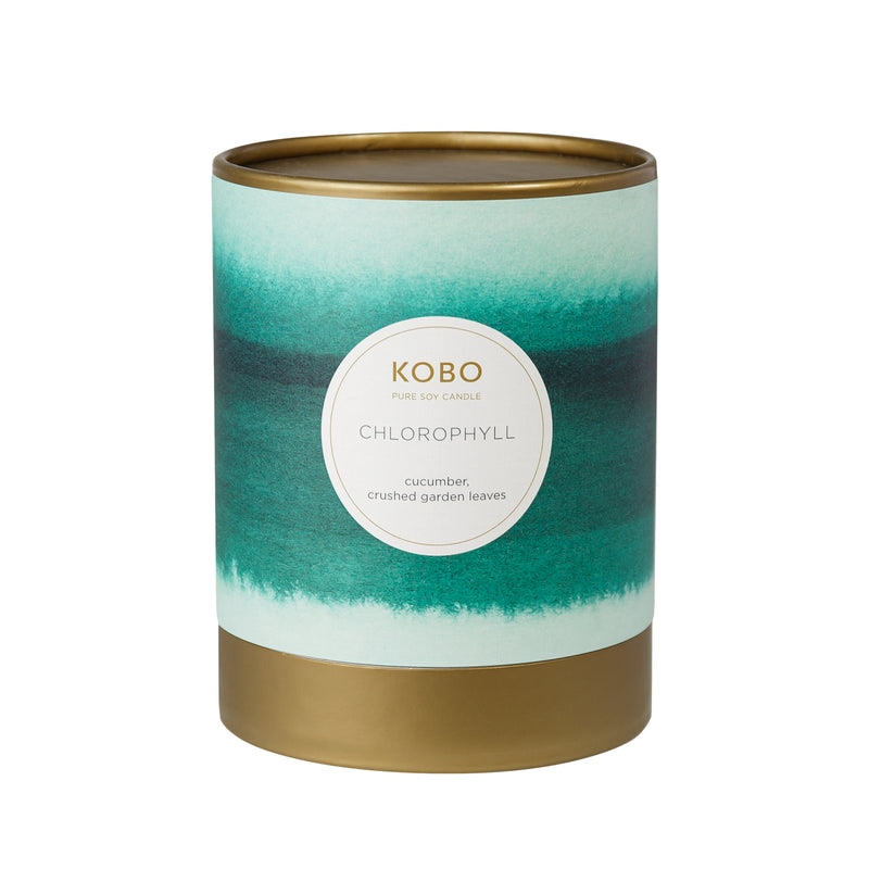 Chlorophyll Watercolor 11 oz Pure Soy Candle